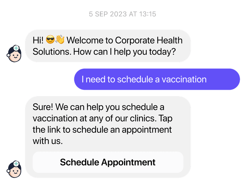 Scheduling Agent Chat Example