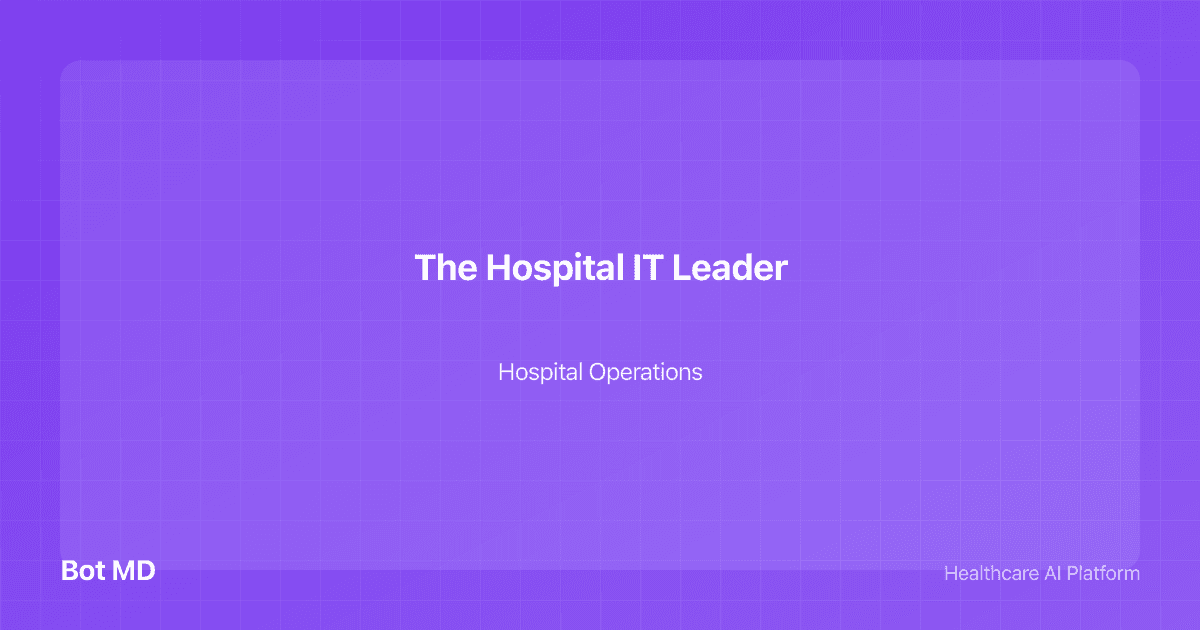 Hospital IT Leader's Playbook for Workflow Automation illustration