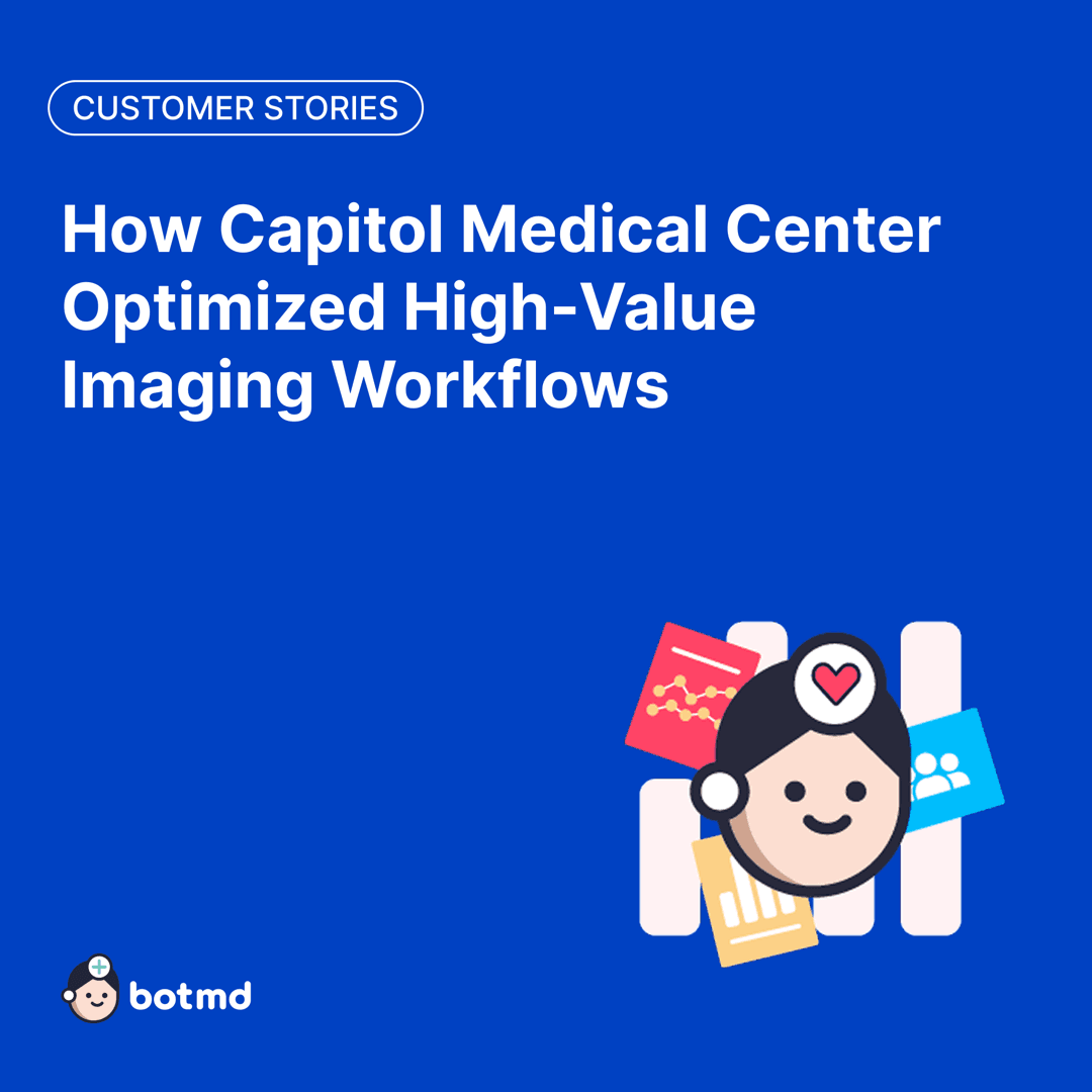 How Capitol Medical Center resolved 84.6% of imaging enquiries with AI and streamlined CT/MRI coordination
