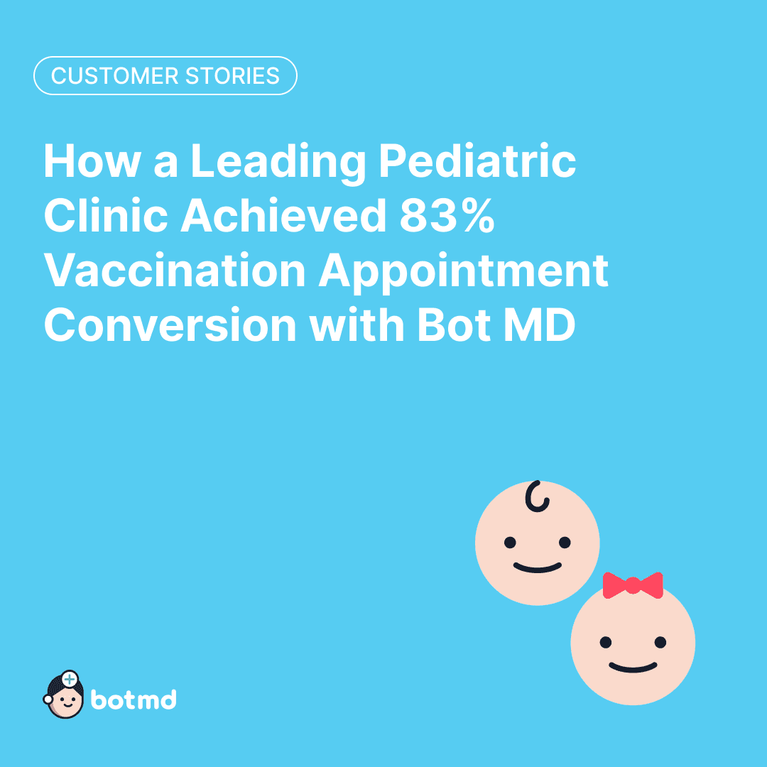 How a pediatric clinic achieved 83% vaccination appointment conversion with WhatsApp scheduling